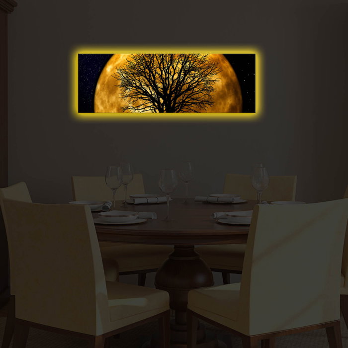 Wallity Lienzo Decorativo Iluminado con LEDs 30x90 cm Multicolor Wallity Lienzo Decorativo Iluminado con LEDs 30x90 cm Multicolor